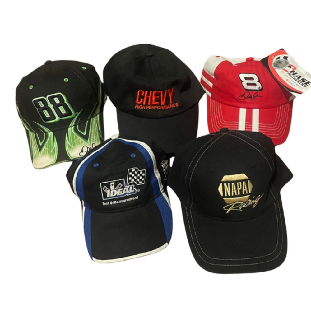 Assorted Racing Caps Collection Set of 5
